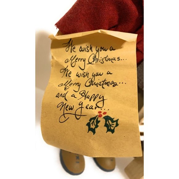 Lizzie High Doll Charles Bowman Christmas Caroler with dog Wooden collectible - Picture 2 of 5